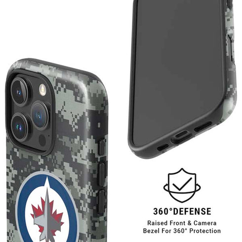 NHL Winnipeg Jets Camo iPhone 16 Pro Magsafe Impact Case